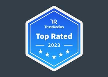 Trust Radius Top Rated 2023