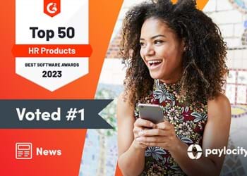 Paylocity Voted #1 for HR Products
